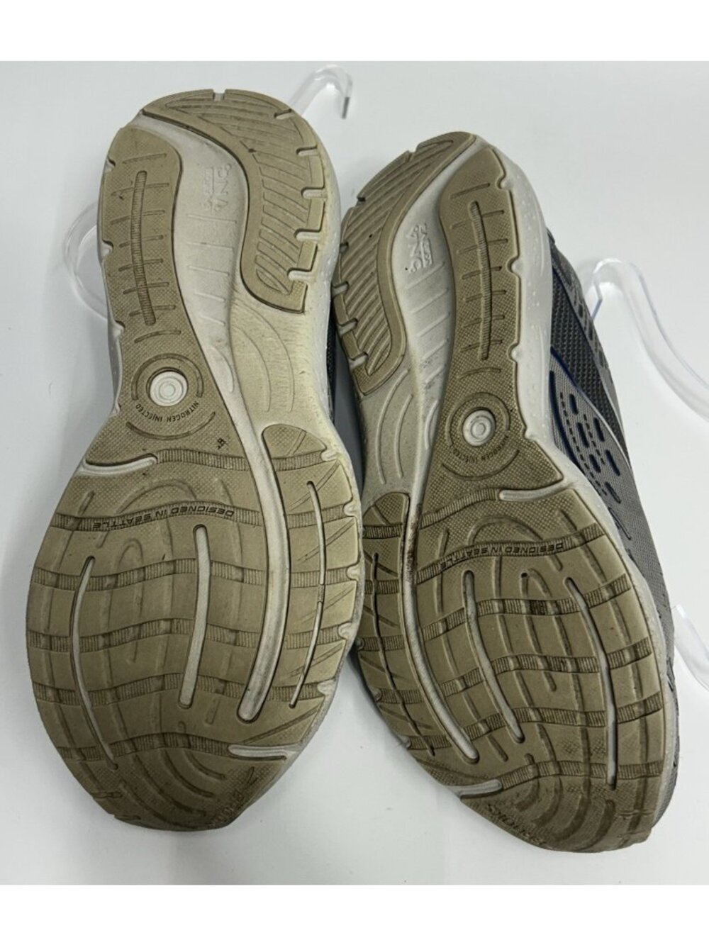 Brooks Glycerin 20 Mens Shoes Size 10.5 Grey Blue Gym Running Trainers - Picture 10 of 10